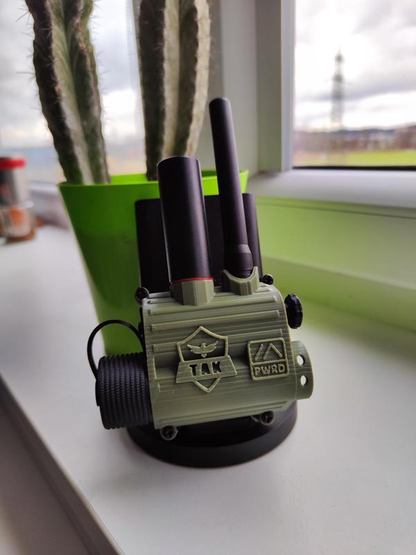Meshtastic FakeTAK "SCOUT" ultra portable tacticool GPS, ATAK optimized, 18650  node