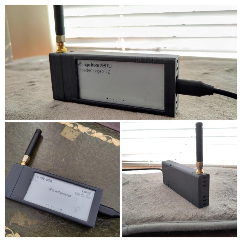 Heltec VisionMaster E290 LoRa mesh node slipcase, slim and fat designs.