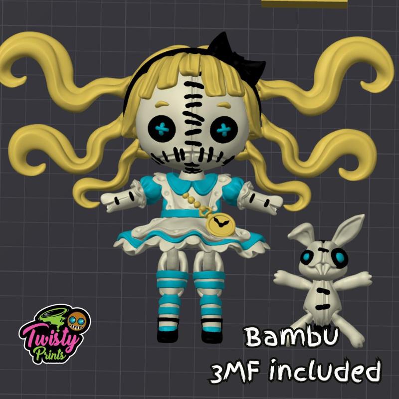 Wanderlust Girl with Rabbit (September 2024 Subscriber Exclusive)