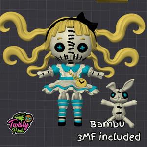 Wanderlust Girl with Rabbit (September 2024 Subscriber Exclusive)