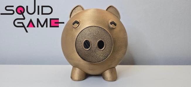 Squid Game Gold Piggy Bank