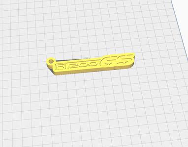 BMW R1200GS Keychain