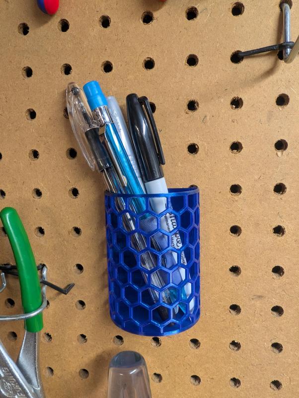Pegboard cup
