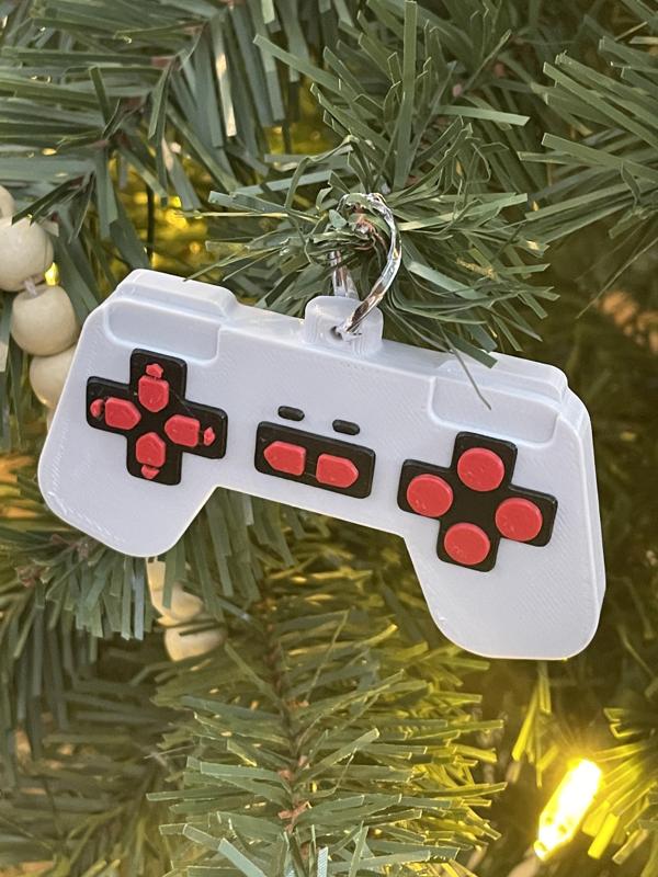 Video Game Controller Christmas tree ornament
