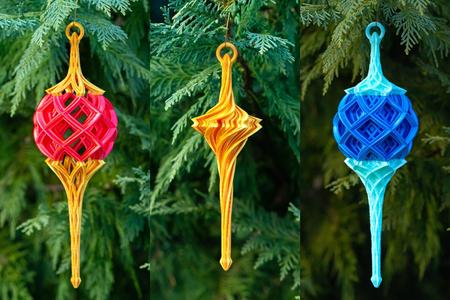 Christmas Balls with Stems