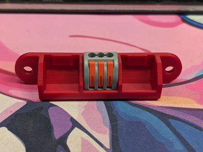 3030 Extrusion Mount For 3 Wago 222-413 Blocks