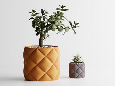 Inflated Plant Pot Nr.6 Round Version
