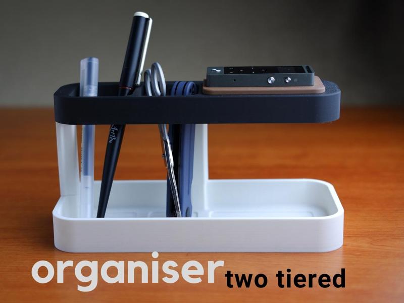two tiered organiser · modular print