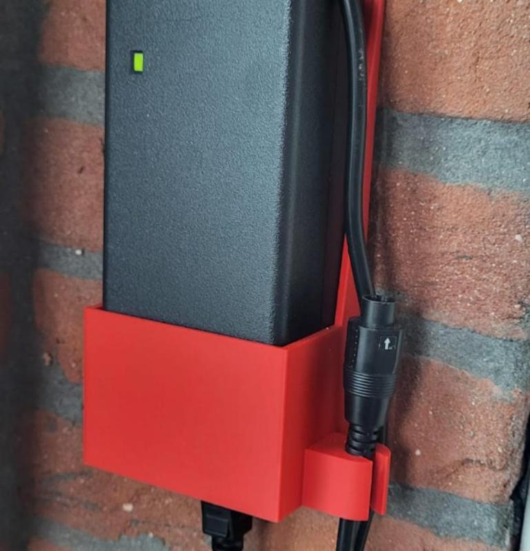 E Bike charger wall mount