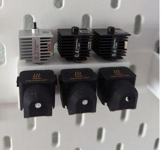 Ikea Skadis 0.2 0.4 0.6 hotend + sleeve
