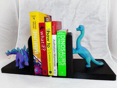 Dinosaur Book Ends