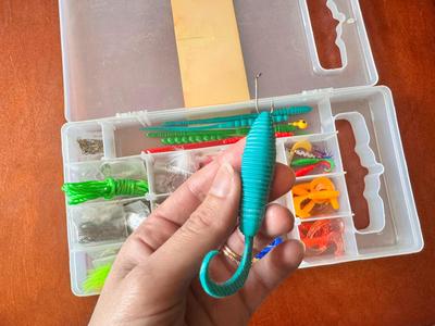 Flexible Squishy TPU Fishing Lure Worms (3 types)