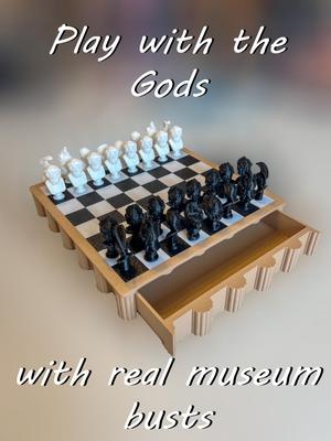 Greek Gods Chess Board