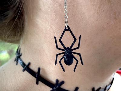 Spider Dangle Earrings