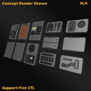Sci-fi Greeble Pack 6