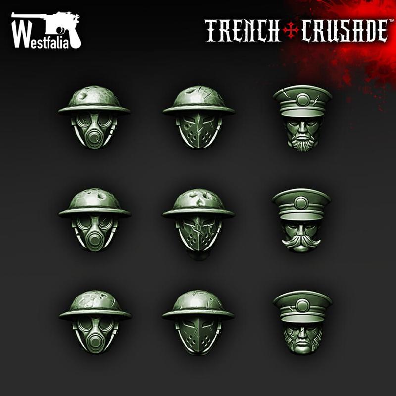 Trench Crusade - English Heads