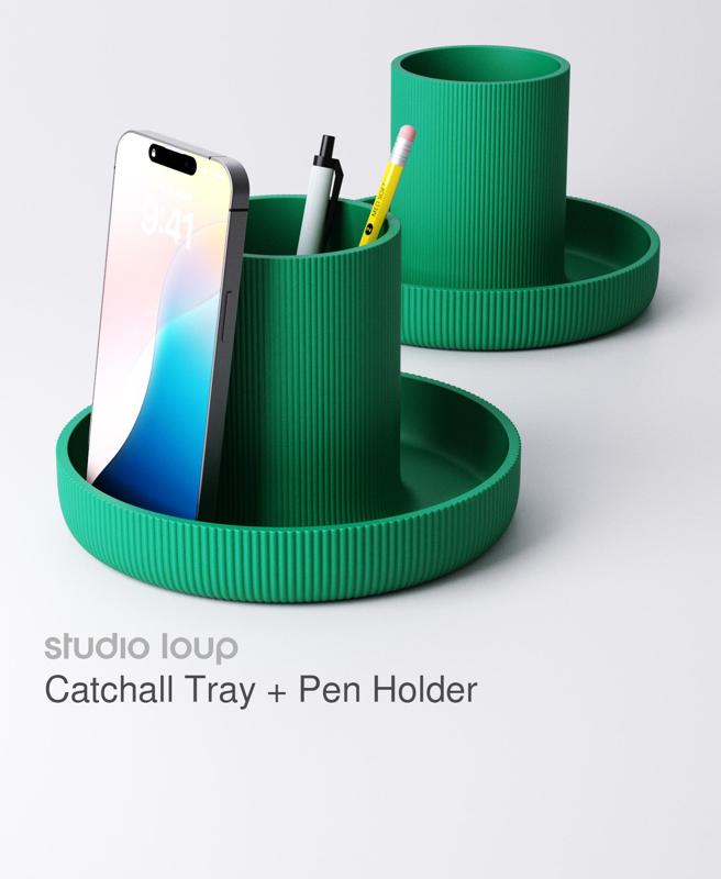 Catchall Tray + Pen Holder