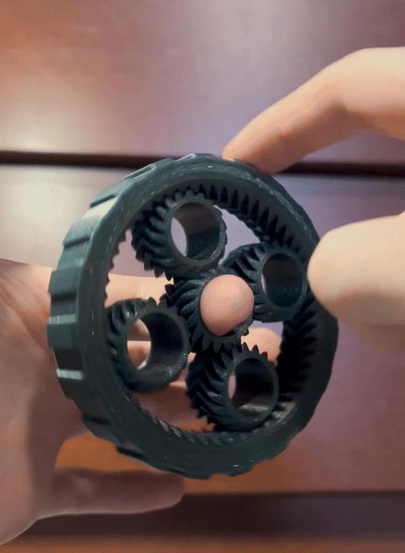 Planetary/Gear Spinner/Fidget Toy V4.5 Smooth Ring