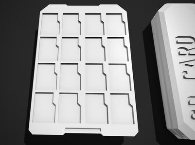 V2micro sd Drawer for"minimalistic SD Card holder"