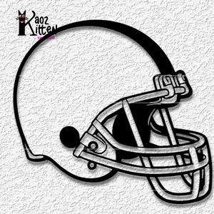 football helmet wall art sports decor