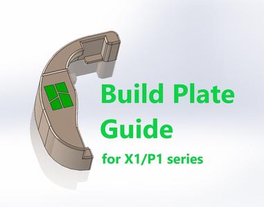 Build Plate Guide Multi Color Round (optional)