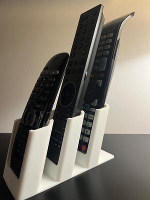 Remote control holder 3 compartments. 