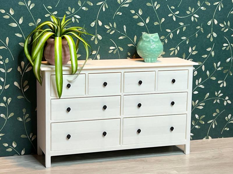 Dollhouse chest/cabinet with drawers
