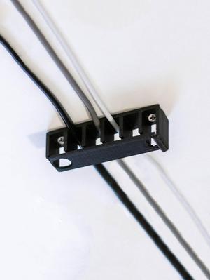 Cable Organizer Under Desk - Divided Clip