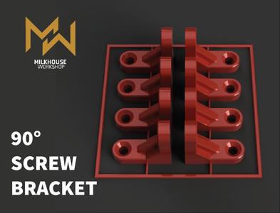 90 degree screw bracket - Kit Card