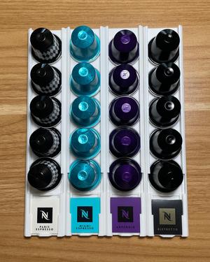 Fridge Nespresso Pod Holder Box Label