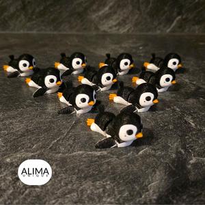Little articulated Penguin - Mini / Keychain / Support Free