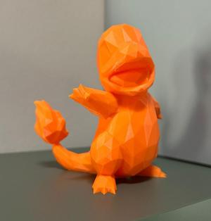 Low Poly Charmander Pokemon