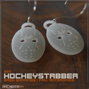 Mini Hockeystabber Mask Earrings