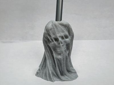 3 Inch Ghost Skull Bride Pen Vase Planter Holder