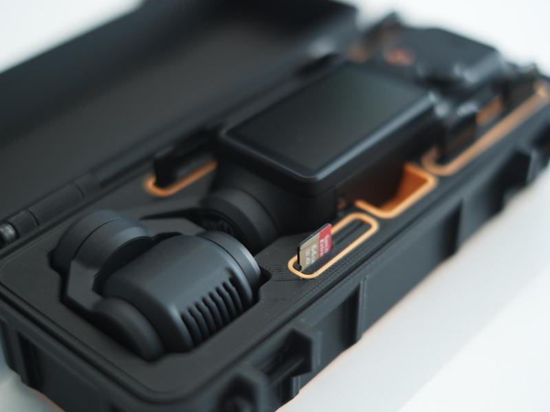 Micro SD card insert for DJI Osmo Pocket 3 case