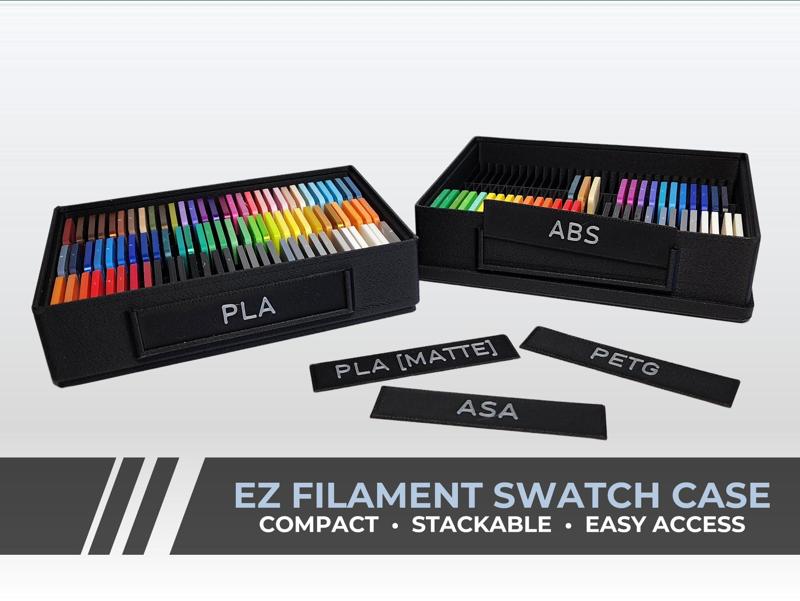 EZ Compact Stackable Filament Swatch Case