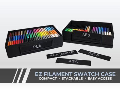 EZ Compact Stackable Filament Swatch Case