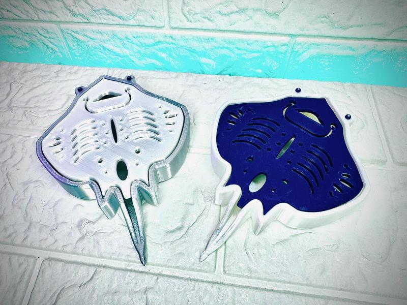 StingRay Soap Dish (Self Draining & Removable Lid)