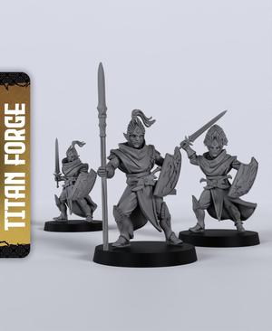 Highborne Warriors - With Free Dragon Warhammer - 5e DnD Inspired for RPG and Wargamers