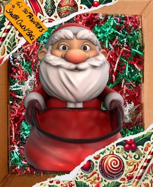 Santa Christmas Candy Bowl