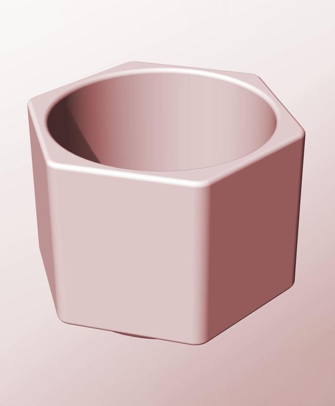 CH68-55 Modular stacking container for modern home decor 3d print stl