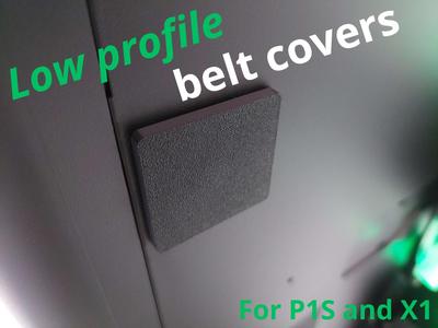 P1 / X1 series - Low profile belt dust cover