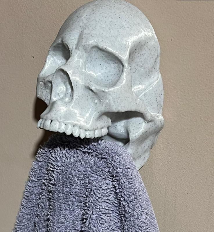 Skull Towel Holder