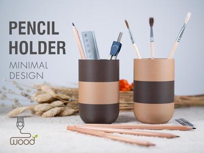 Pencil Holder Minimalist Design