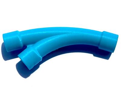 Curved Y Splitter for Bambu Lab Left Side AMS
