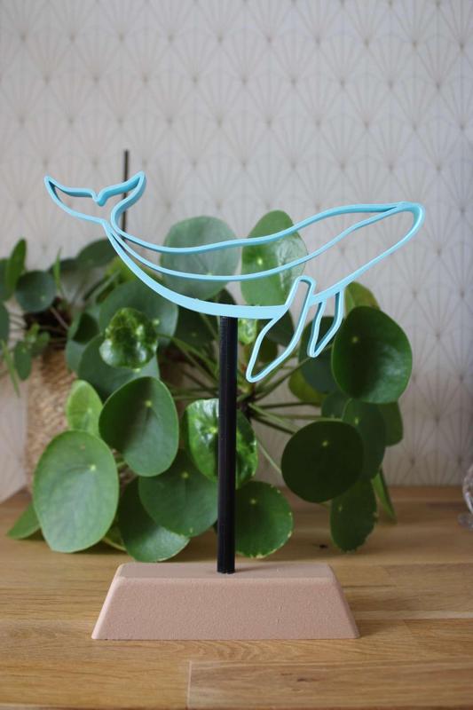 Whale sculpture