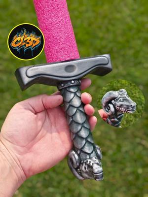 Pool Noodle Sword - Ram's Head