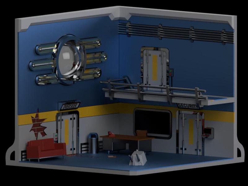 Fallout Vault Diorama