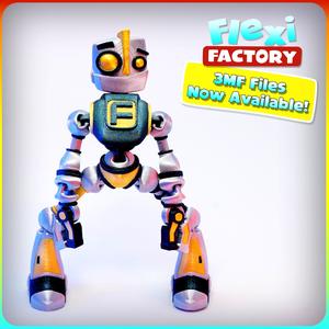 Free Model: FLEXI FACTORY PRINT-IN-PLACE FOKOBOT 2.0  ( robot )