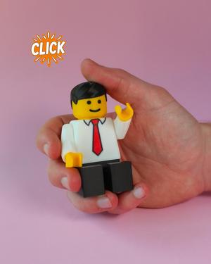 Brick Figures Fidget Clicker